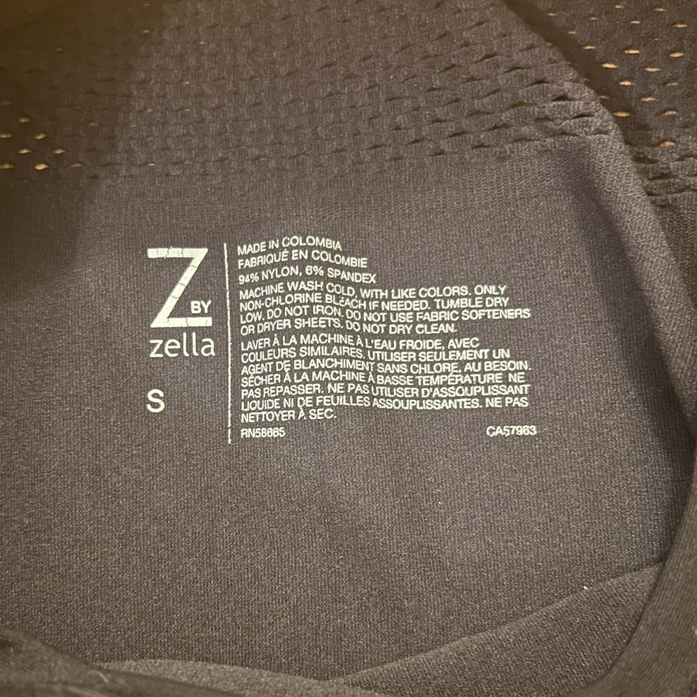 Zella Black Workout Tee - Picture 4 of 4